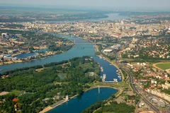 Сербия — Белград с высоты