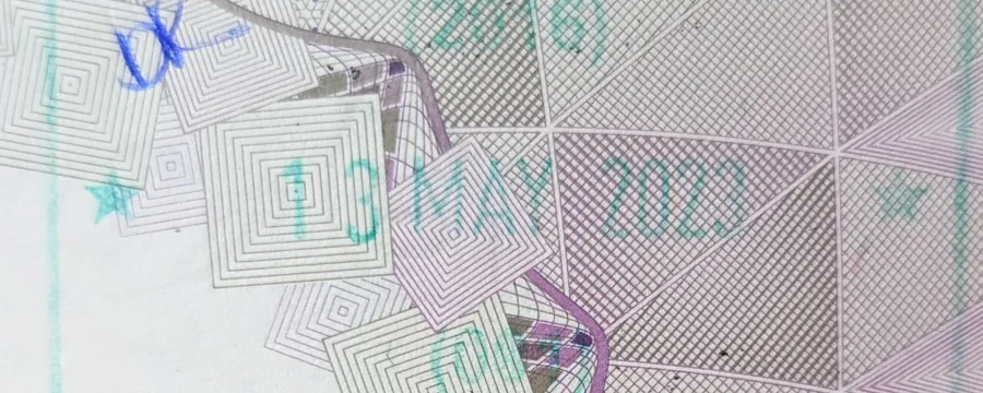 Штампы паспортного контроля