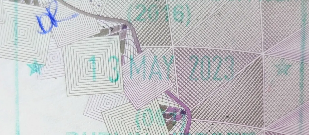 Штампы паспортного контроля в загранпаспорте